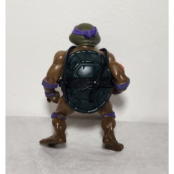 TMNT Vintage Donatello Soft Head 1988 With Nunchucks Playmates Toys VG Pre-owned - Picture 6 of 7